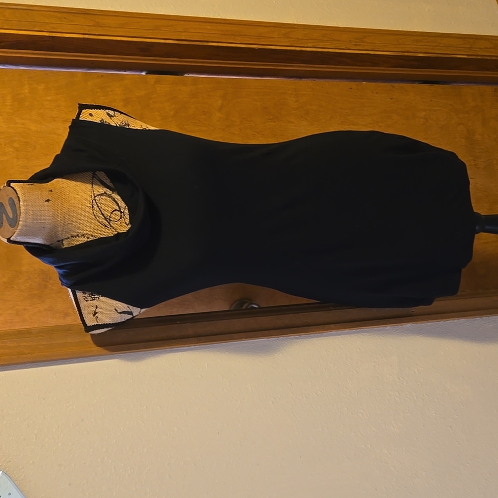 Express Black Sleeveless Dress With Cowl Collor, Size XS